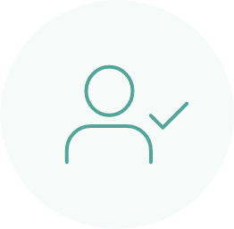 スタッフ採用のサポートを示すアイコン