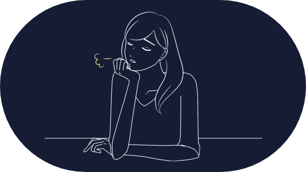 朝起きても疲れ取れておらず、体が重だるい