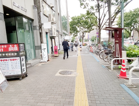 chocobari 新宿店 道案内03